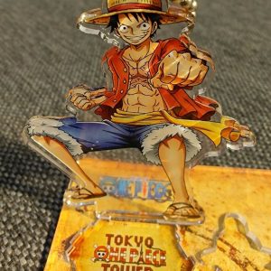 Combo porte-clé figurine One piece Tokyo Tower
