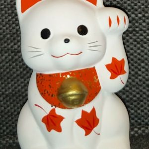 Maneki Neko Momiki - porcelaine Fabriqué au Japon